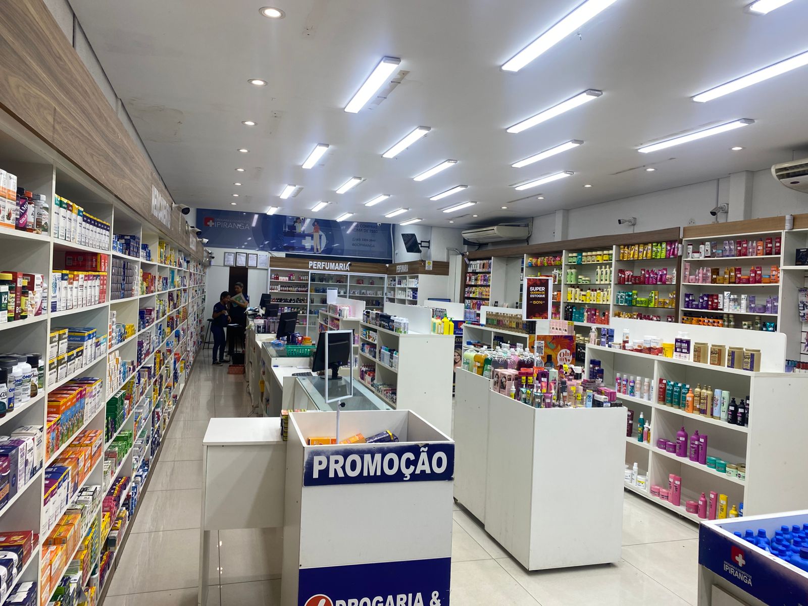 Atendimento no balcão
